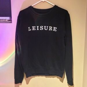 Unisex LEISURE 🏄🏻‍♀️ Crewneck Pullover